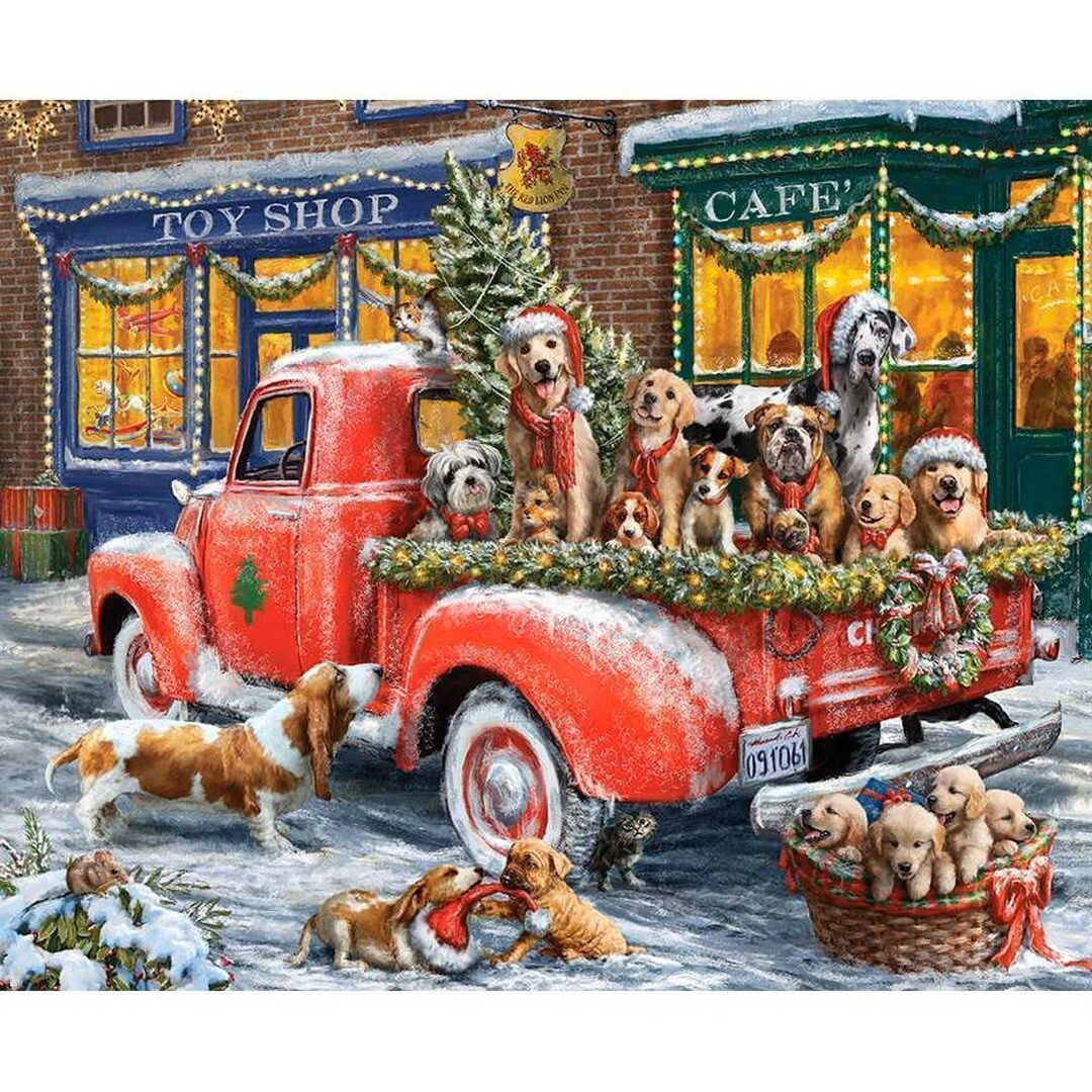 howarths63's tweet image. #Heart of #Christmas Digital Panel, #Puppies and a #Vintage #Red Truck, #Holidays #quilting #sewing #crafting Riley Blake Designs, #Winter Scene - buff.ly/eaKaG9T buff.ly/o6lmVWE