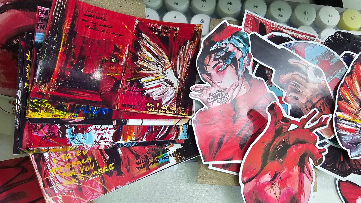 pbntears's tweet image. So... I bought stickers.
I just can't see anything Ian/DPR related.