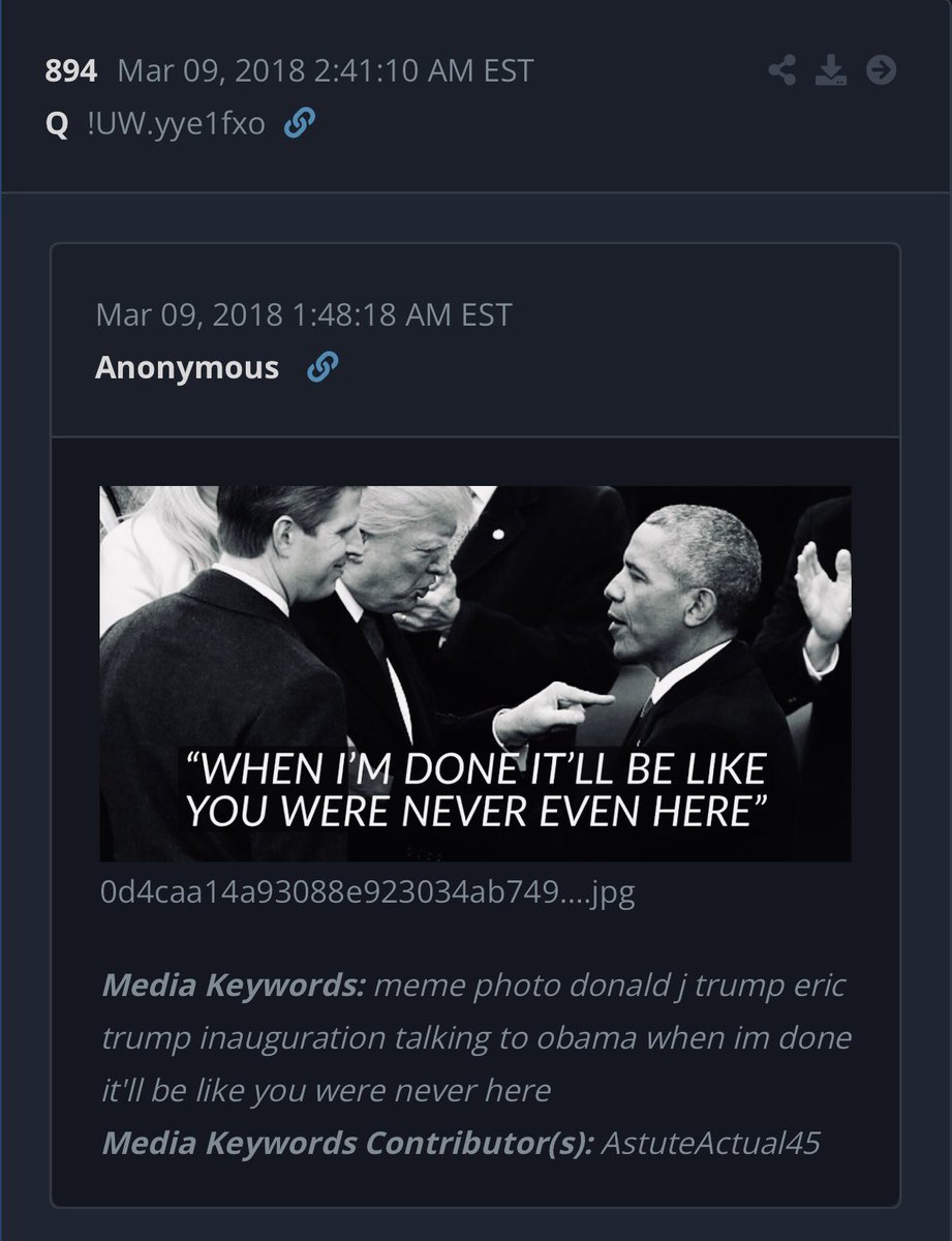 susieq1007's tweet image. 🟥🟥🟥🟥🟥
DJT @ 11:27 am est. on Truth…
1127
119 &lt;&gt; 911
7/26 - 11/19 on the Ethiopian &lt;&gt; 1110
Obama on the run 😥
Media Keywords: large punisher skull white on black
Media Keywords Contributor(s): AstuteActual45
&gt;&gt;598223
When we’re done he’ll claim Kenyan CITIZENSHIP as a…