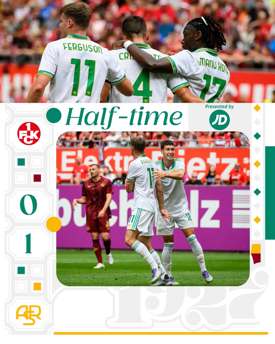 ASRomaEN's tweet image. HT | Kaiserslautern 0-1 Roma
Another pre-season goal for Ferguson! 👌
#ASRoma