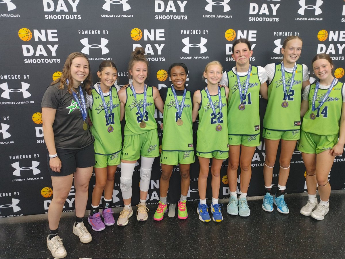 🏆Congrats to 5Star 2030 7th Girls Champion at today's Last Dance Championship.☀️

🏀NEXT UP: Aug 2/3 Summer Finale. onedayshootouts.com