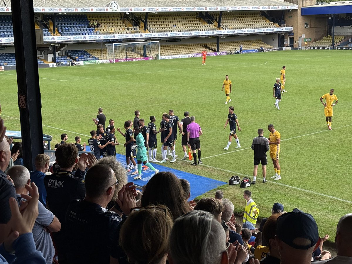m4tt's tweet image. Pretty decent football double-bill this afternoon. First up was a first-class display from @SUFCRootsHall to win against League One AFC Wimbledon, followed by an opening day 3-1 league win for @GWRovers against @OfficialHarwich.