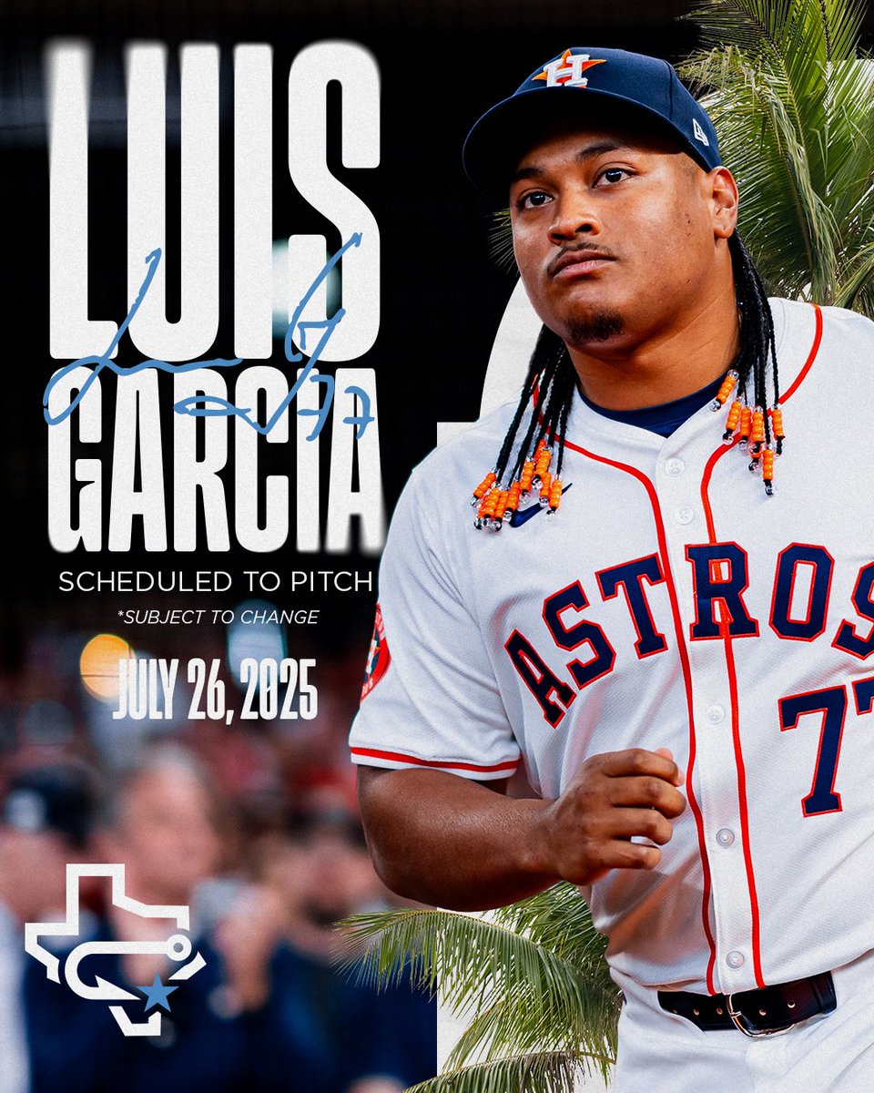cchooks's tweet image. REHAB ALERT!
RHP Luis Garcia is scheduled to begin a rehab assignment with the Hooks tonight! Subject to change without notice.
🎟: bit.ly/HooksJuly26