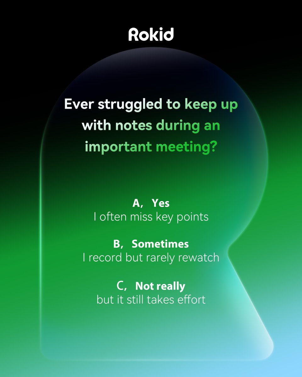 👓 Imagine glasses that transcribe and translate meetings — in real time, hands-free.
🤔 How often do you join cross-language meetings? Struggle with note-taking?

🗳 Vote below &amp; tell us what you think!

👉 Want early access to smart features like this?
Join our official