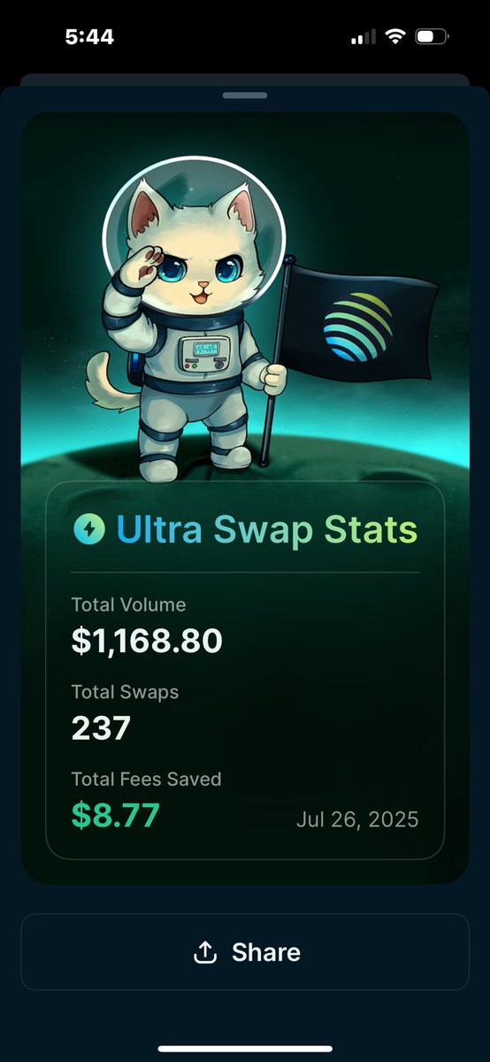 01PK4's tweet image. Did you know you can check the amount of money you have saved by using @jup_mobile
