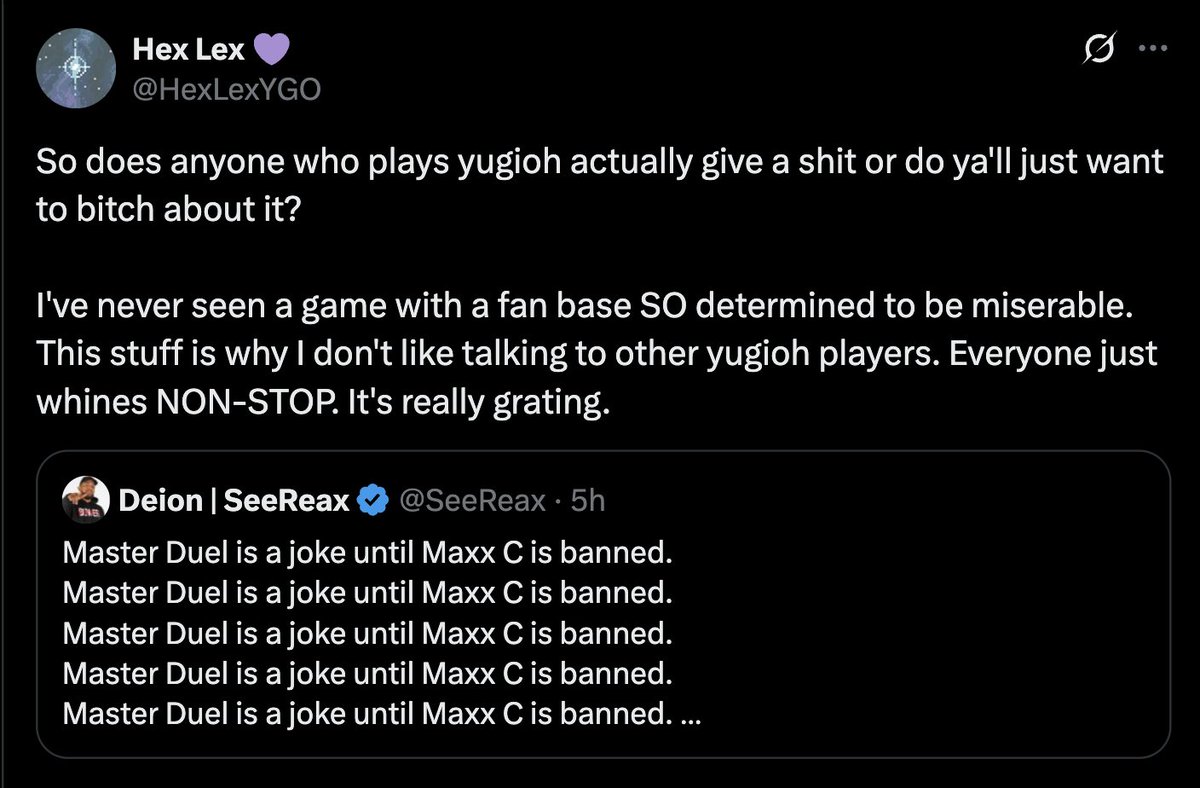 galzoTCG's tweet image. people &quot;bitch&quot; BECAUSE they give a shit.