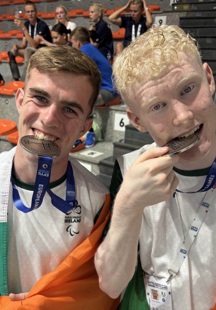 ParalympicsIRE's tweet image. Congrats Damien and Daire!
Two silver medals on day 2! ๐ฅ๐ฅ
#TeamIreland