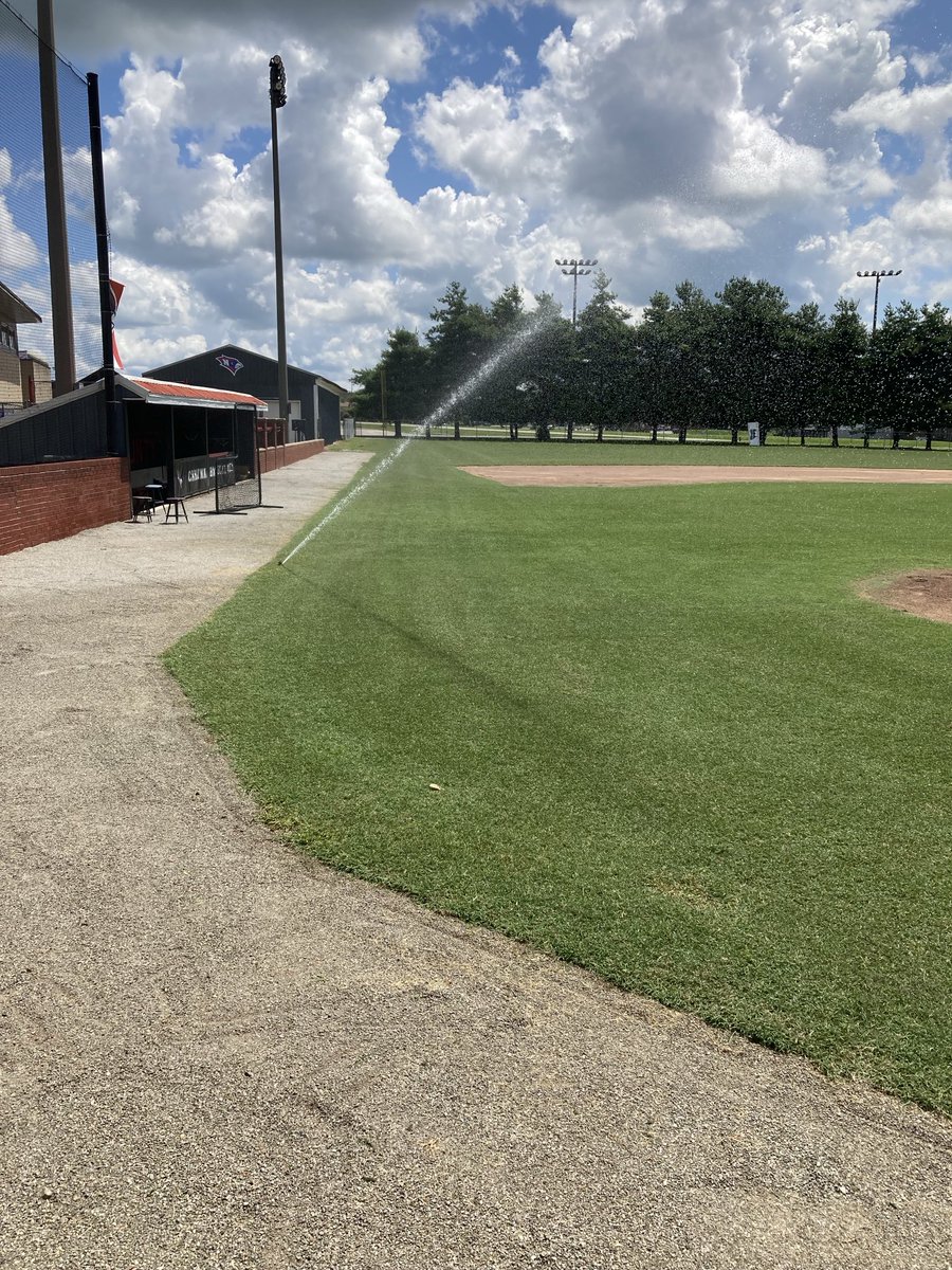 NelsonCoHSAthl1's tweet image. The burmuda at the Nelson Co HS baseball field is thriving. Looks great.