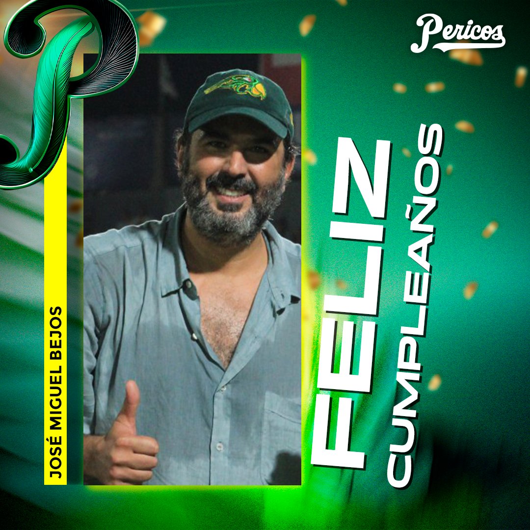 Pericos_Oficial's tweet image. De Fiesta en el Nido Verde. 🥳
¡Feliz Cumpleaños al Lic José Miguel Bejos, Presidente del Consejo de Administración de Pericos de Puebla! 🎂
Le enviamos un abrazo de toda la Familia Emplumada. 🫂
#FuerzaPericos 🦜