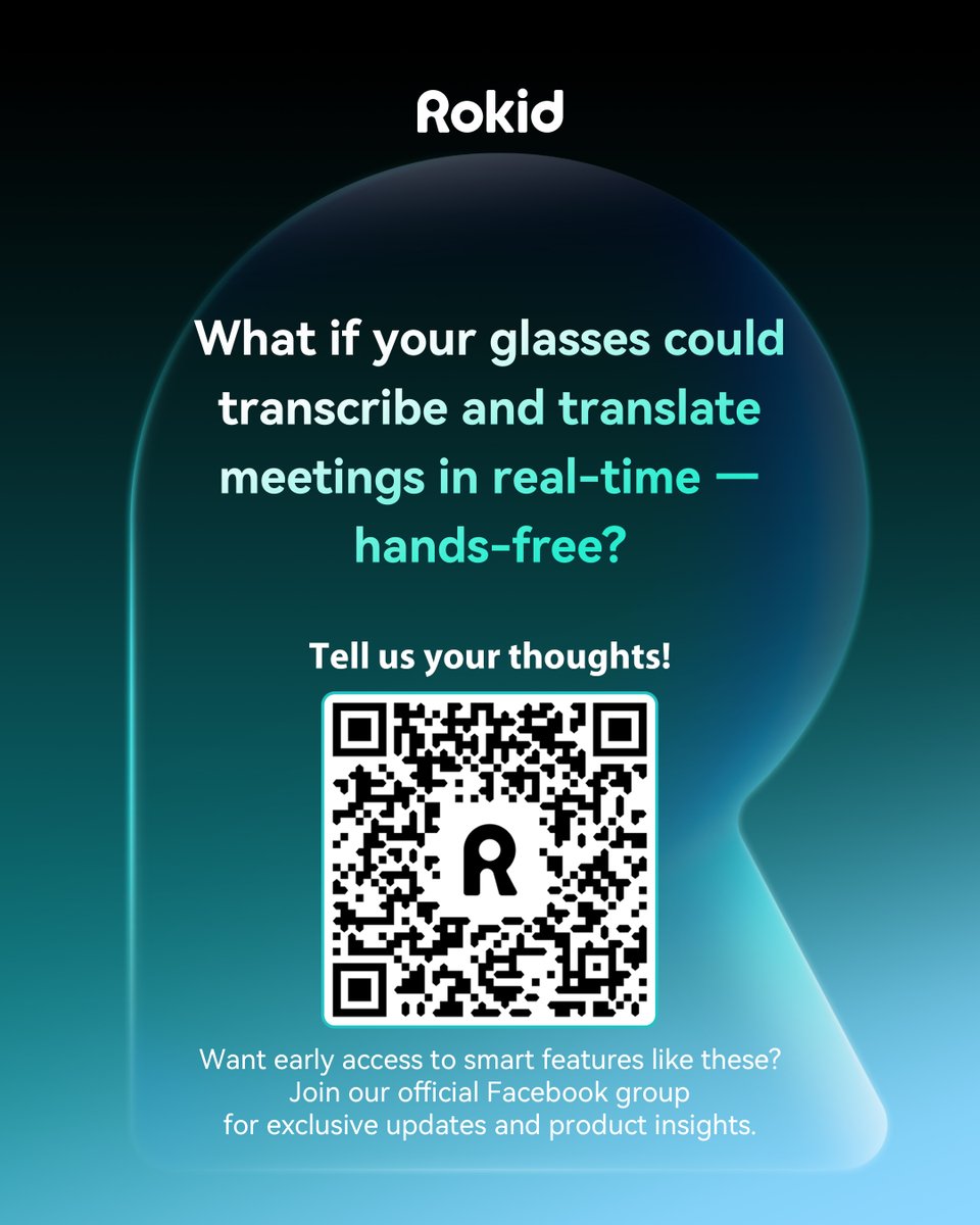 👓 Imagine glasses that transcribe and translate meetings — in real time, hands-free.

🤔 How often do you join cross-language meetings? Struggle with note-taking?
🗳 Vote below &amp; tell us what you think!

👉 Want early access to smart features like this?
Join our official