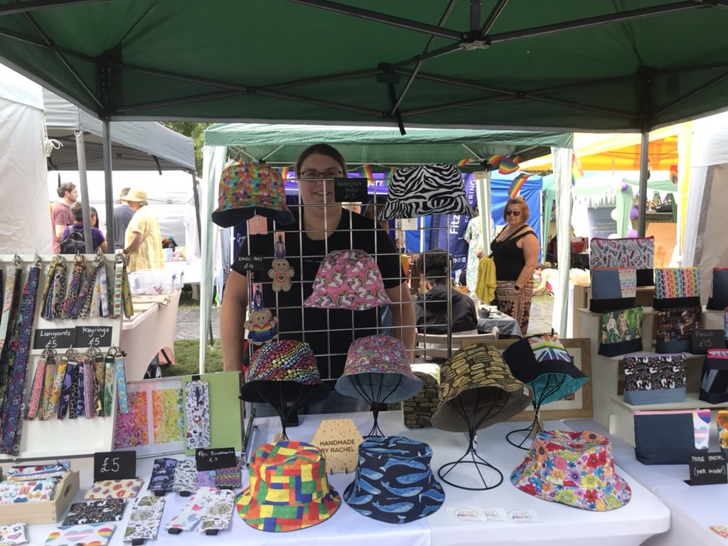 JadeK_BM's tweet image. Lots of stalls on offer in the Pride Village, including the Craft Coop, Street Angels Windsor, and Rainbow Gifts.
There are lots of handmade items to buy! #Windsor