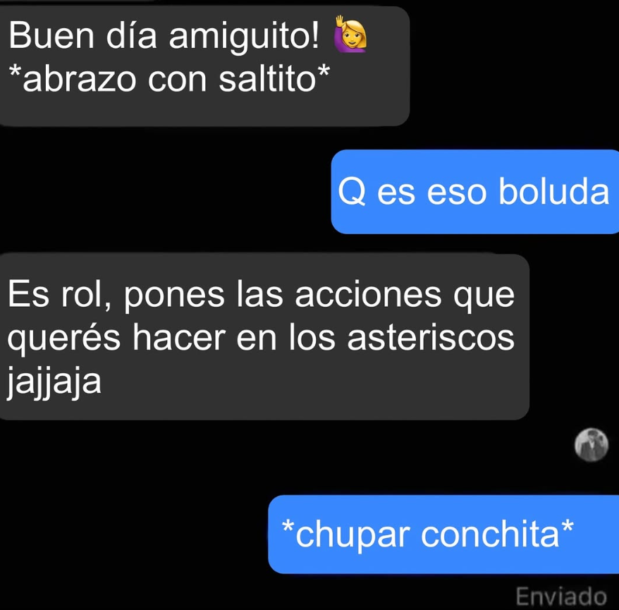 pones las acciones que queres hacer
