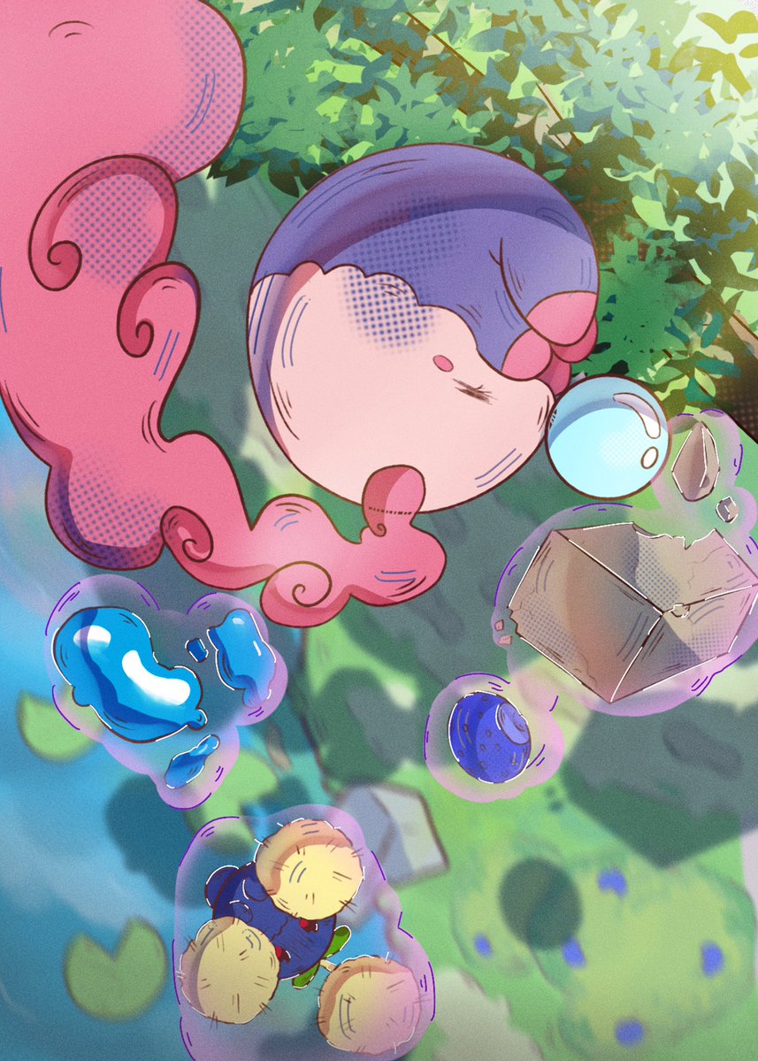 Eckyns's tweet image. Recent Pokémon Illustrations based on the cards 🌿
