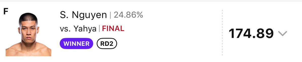 PeteTheHeatMMA's tweet image. Never seen a score like this for a 2 round fight