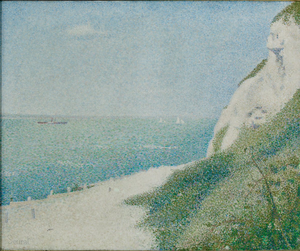 IrisBugatti1's tweet image. #Art 
#ArtLovers  
#Painting  
#Impressionism

L&apos;été,
La Grève du Bas-Butin à Honfleur 
(1886)

🎨 Georges Seurat (1859-1891)