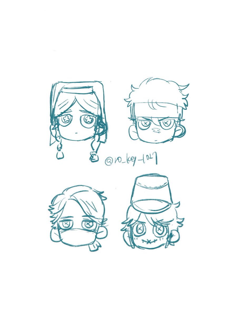 ro_key_1027's tweet image. 絵描かんとやってられん
