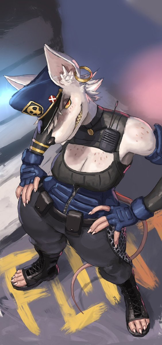 ~
                      ~Officer Flint~
~
           ~A horny and hungry rat~
~
              ~NSFW and vore found~
~
                    ~Vore Optional~
~
                           ~[♡&amp;↻]~