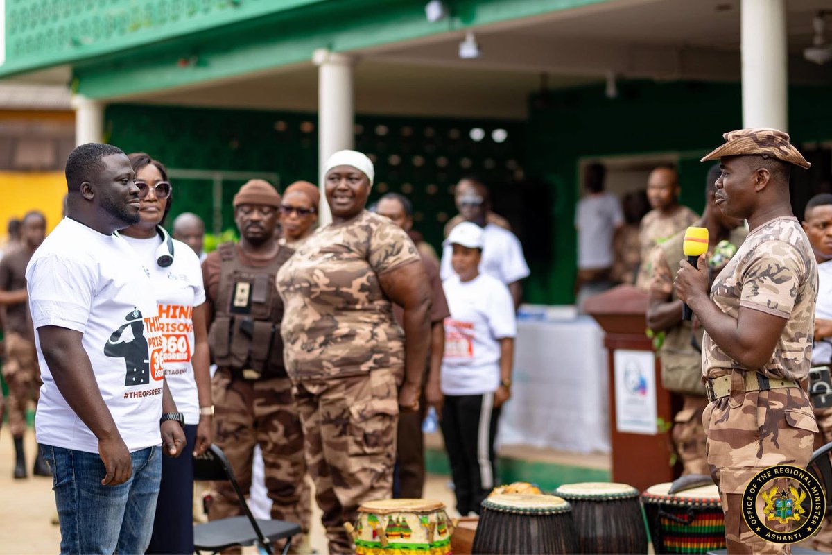 DrAmoakohene's tweet image. Today, I joined the Director-General of the Ghana Prisons Service, Mrs. Patience Baffoe-Bonnie, and her team to officially launch the Think Prison 360 Initiative.
In my remarks, I highlighted the bold commitments of H.E. John Dramani Mahama to transform the Ghana Prisons Service…