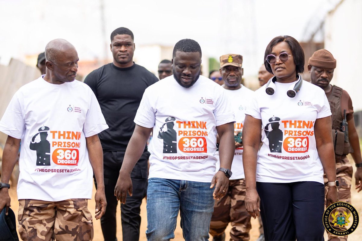 DrAmoakohene's tweet image. Today, I joined the Director-General of the Ghana Prisons Service, Mrs. Patience Baffoe-Bonnie, and her team to officially launch the Think Prison 360 Initiative.
In my remarks, I highlighted the bold commitments of H.E. John Dramani Mahama to transform the Ghana Prisons Service…