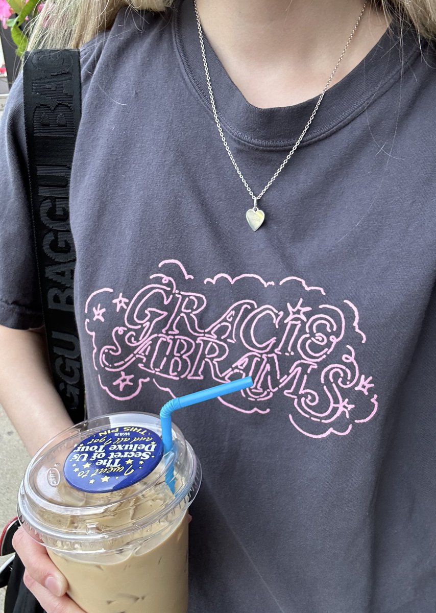 softpippa's tweet image. little wolf coffee employees are so kind they saw my gracie shirt and gave me a pin!