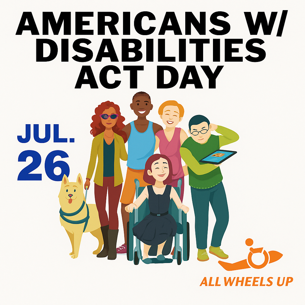 Today marks 35 years since the Americans with Disabilities Act was signed into law. We’re proud to honor this milestone and continue the work toward accessible air travel for all. ♿✈️
#ADA35 #ADAAnniversary #AllWheelsUp #AccessibleTravel #DisabilityRights