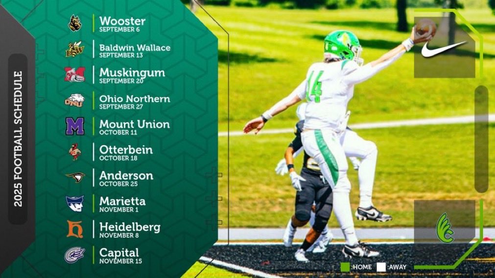 Kevin Burke (@coachkburke3) on Twitter photo Not too many Saturdays left until college football returns.
There is excitement all around the country. Of course, the schedule we care the most about here at Wilmington is the one listed below. Passion. Purpose. Enthusiasm. Go Green!
<a href="/DubC_Football/">Wilmington Football</a> Not too many Saturdays left until college football returns.
There is excitement all around the country. Of course, the schedule we care the most about here at Wilmington is the one listed below. Passion. Purpose. Enthusiasm. Go Green!
<a href="/DubC_Football/">Wilmington Football</a>