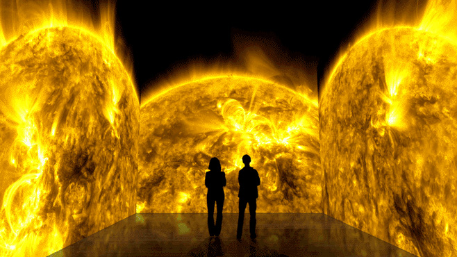 Victor Valley Museum is excited to bring the long-awaited exhibition, Here Comes the Sun: Solar Science &amp; Spirituality, an awe-inspiring imagery experience to visitors through a floor-to-ceiling projection with footage of the sun provided by NASA’s Solar Dynamics Observatory