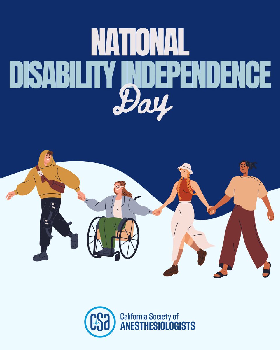 CSAHQ's tweet image. Today marks #DisabilityIndependenceDay — the anniversary of the ADA being signed into law in 1990. Let’s honor the fight for inclusion and keep pushing for accessibility and equity for all. ♿💪 #ADAAnniversary #InclusionMatters #CSAHQ