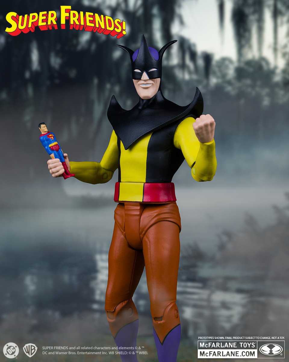 mcfarlanetoys's tweet photo. Toyman™ based on the Super Friends™ show launches for pre-order July 31st at select retailers!

#McFarlaneToys #DCRetro #Toyman #SuperFriends https://t.co/DUrw4HgZLj