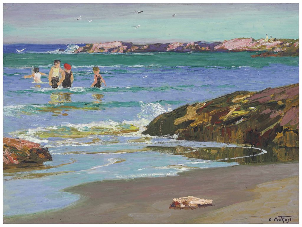 jankrav's tweet image. “Low Tide”, 1915
~ Edward Henry Potthast
(1857 - 1927) 🎨
#art #painting