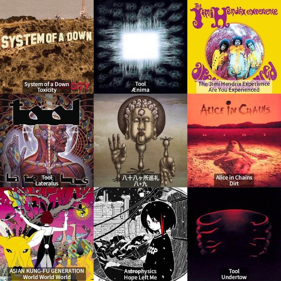 CapyBaraLord75's tweet image. Albums for the week!