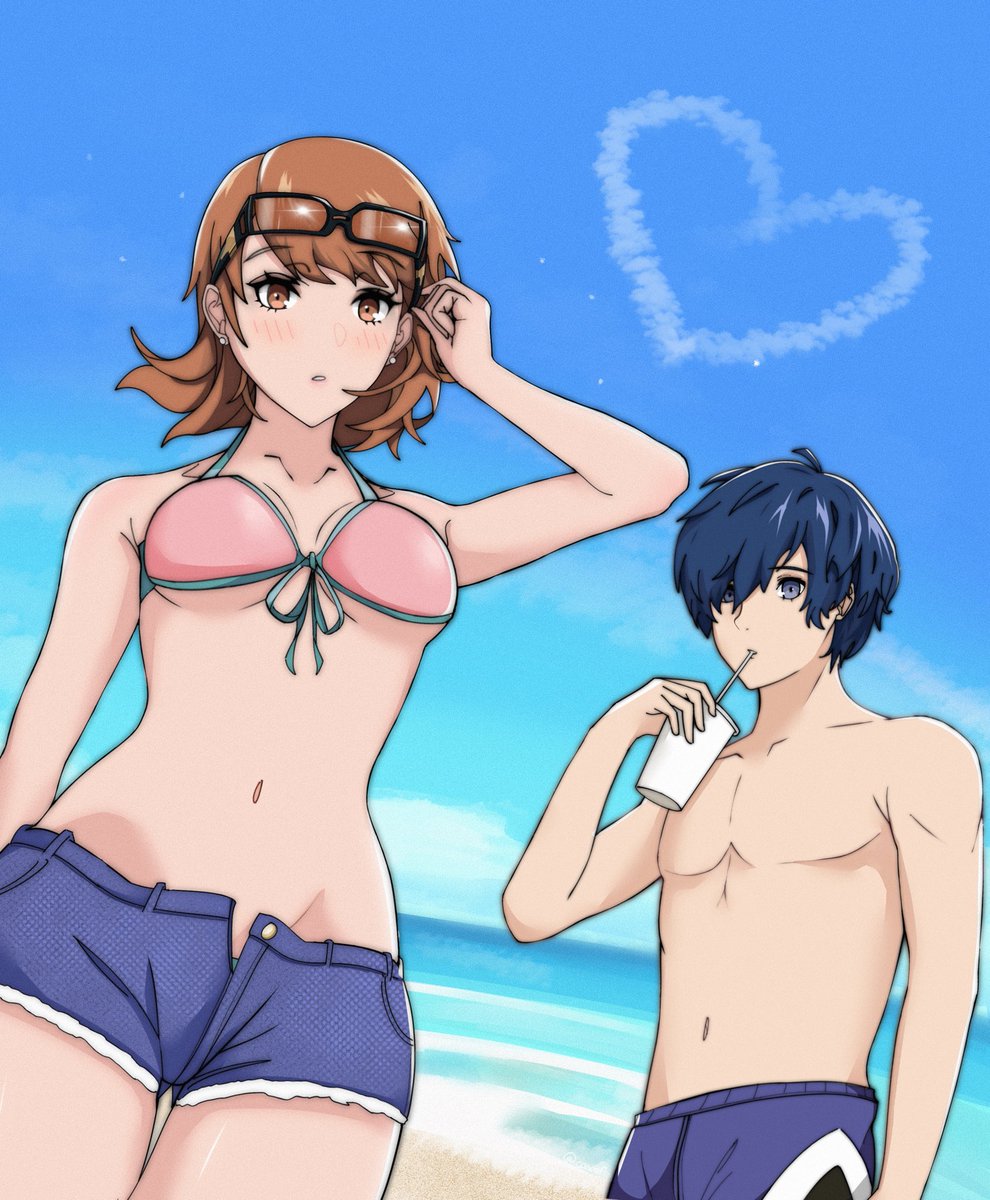 canoeflip's tweet image. summer #persona3