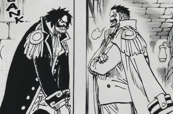 NIC0SA's tweet image. Imagine being so raw that the Pirate King had to respect you ,Garp don’t play 🤚🏻