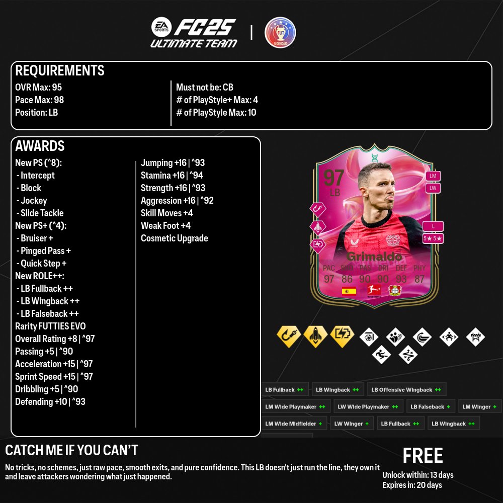 Fut_scoreboard's tweet image. 🧬 1 NEW EVO ADDED 🧬