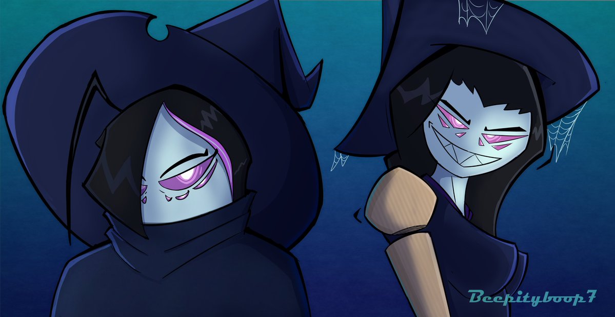 BeepityBoop7's tweet image. another Artfight post, double attack against @Nipelets
i am very proud of these two