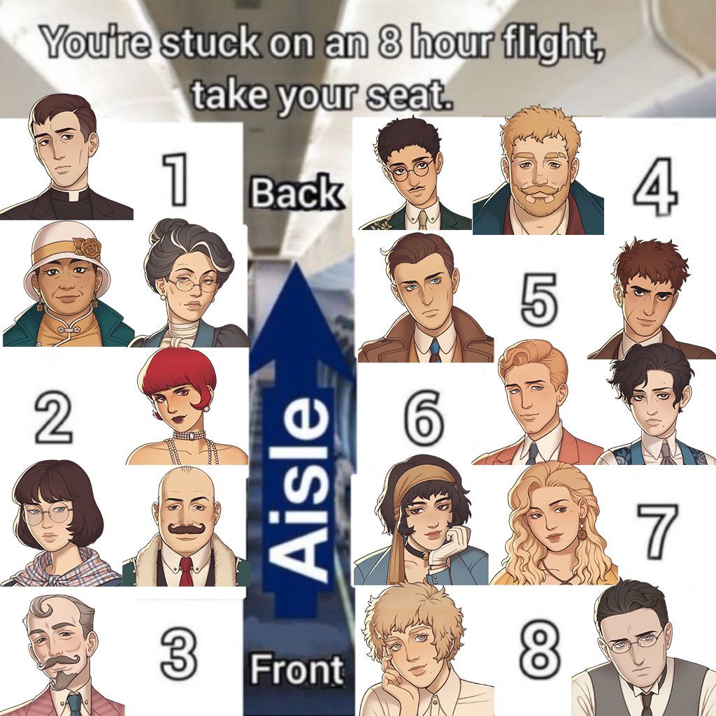 RoguesideGames's tweet image. Which seat would you pick? 👀
#BestServedCold #VisualNovel #IndieGame #MurderMystery