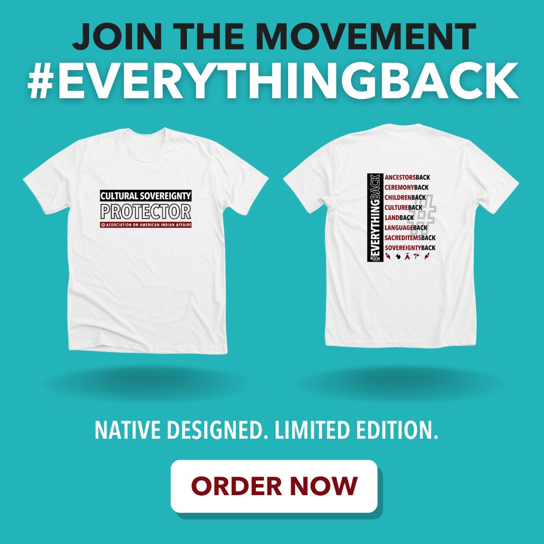 Fuel the fight for Native self-determination—one shirt at a time. 🔥 Shop our online store and support programs that educate youth and protect culture. Limited edition! #EverythingBack #GrassrootsChange f.mtr.cool/rutvqfzhbq