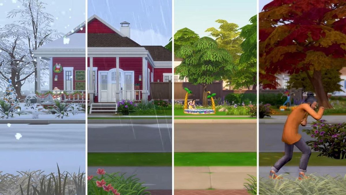 To be honest, The Sims team should go back and update The Sims 4 Seasons. To this day the illusion of Seasons are kind of bland. Fall never feels cozy. Rain feels rather annoying. Weather has no atmosphere.
Snow needs depth. I want seasons to feel like they have an IMPACT.