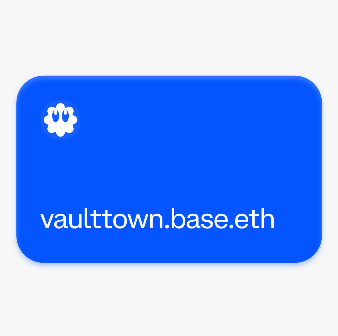 VaultTown's tweet image. Just joined @baseapp today 👀
Any group chats for based builders?
Can‘t wait to turn Vault Town into an app!
🟦