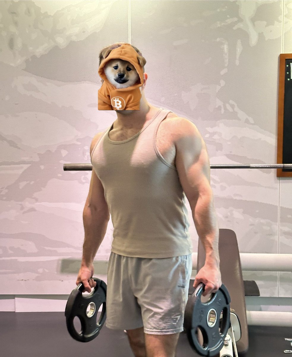 Even if the $DOG price doesn’t pump today, at least my body does.
🙌🧡

Wishing you all the best, folks!💪