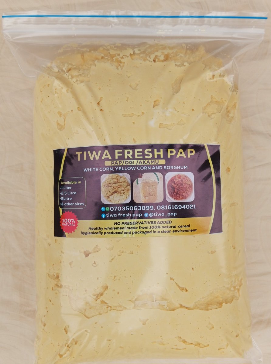 QUBRAH11's tweet image. WHO WANT ๐คญ๐คญ
This package is available for sell โ
#TiwaPapExtra package ๐
5 LITTERS of fresh PAP
EVAP Hollandia milk 120g(4pcs)
Sugar 250g
Everything ๐12k
Location #IBADAN
Nationwide delivery ๐