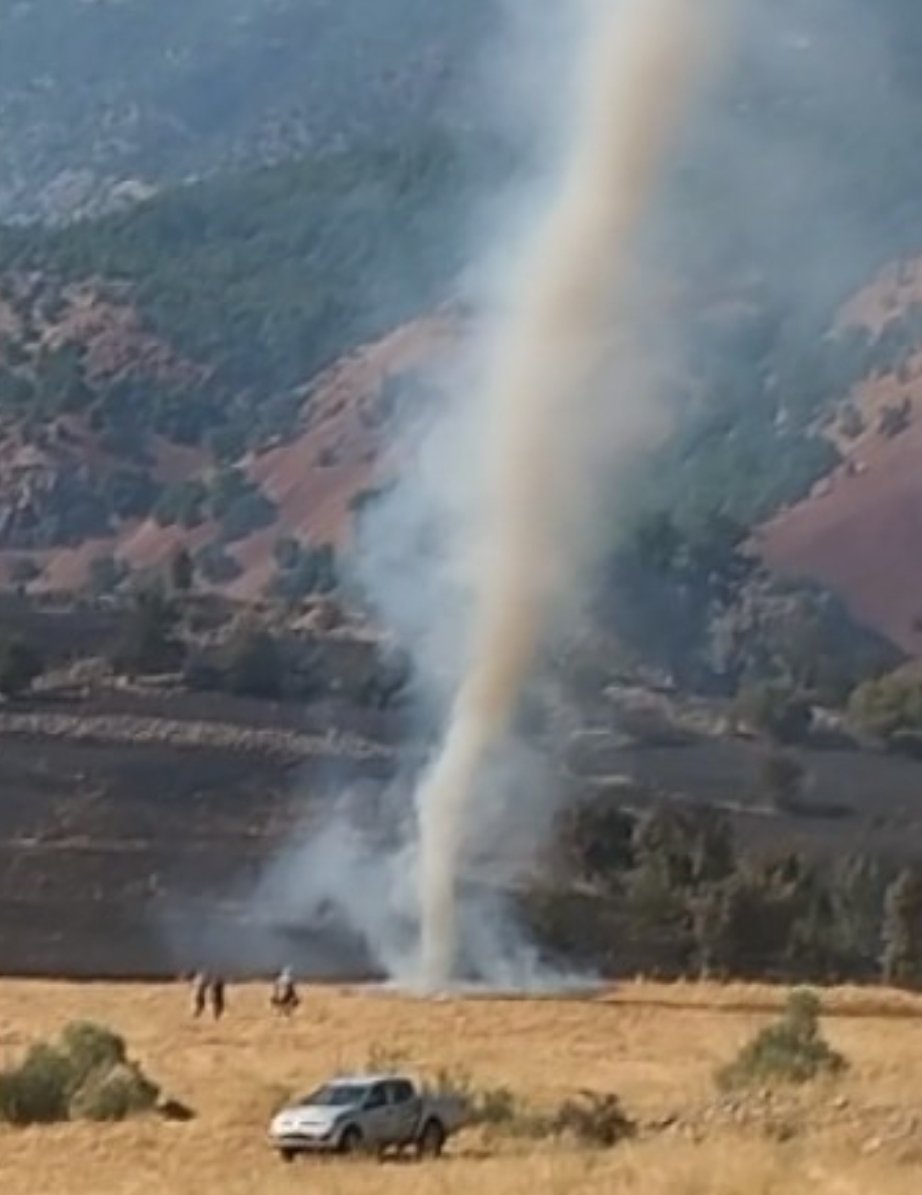 Bugün Tunceli'de meydana gelen hortum 🌪️