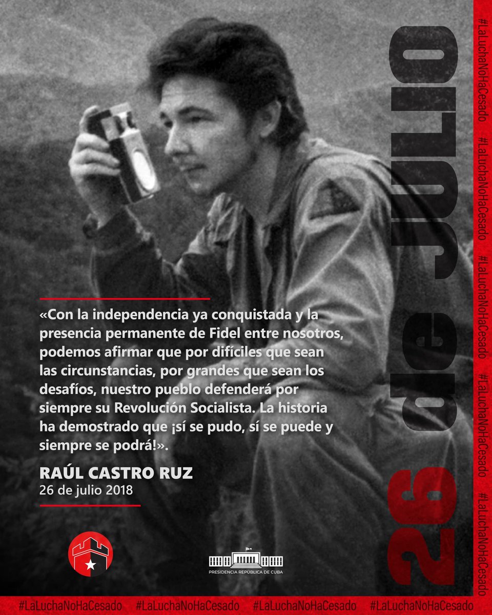 AnayansiRCamejo's tweet image. #FidelPorSiempre : “El Moncada nos enseñó a convertir los reveses en victorias (...) nos mostró el valor de una doctrina, la fuerza de las ideas y nos dejó la lección permanente de la perseverancia y el tesón en los propósitos justos. Nuestros muertos heroicos no cayeron en vano&quot;