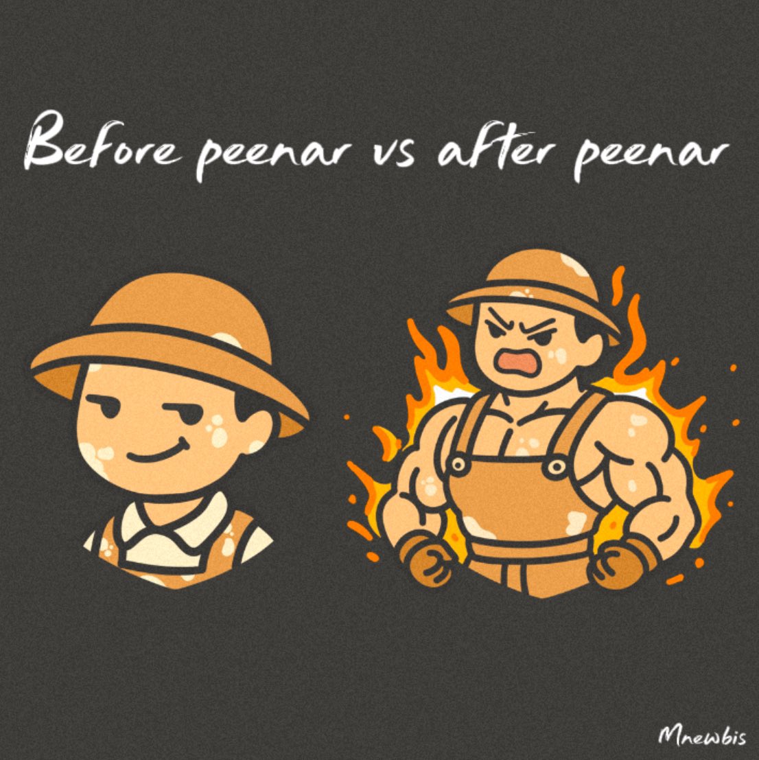 Before peenar 

Vs 

After peenar