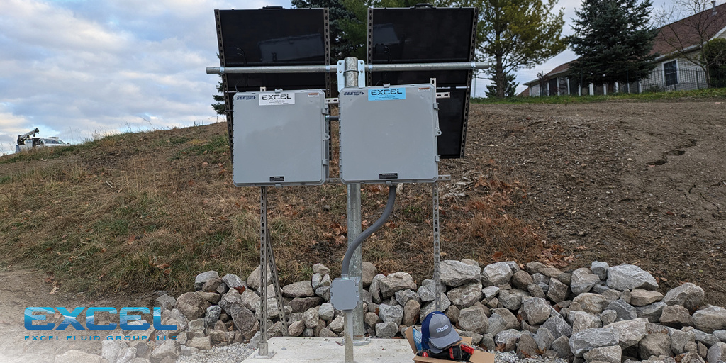 ExcelFluidGroup's tweet image. We created this 6ft X 7ft deep #HDPE pump station for the Mentor Marsh project in the @cityofmentor. Faced with the challenge of collecting #leachate runoff without on-site power, we designed a duplex solar-powered #controlpanel. Dive into our #casestudy: hubs.li/Q03rszFh0