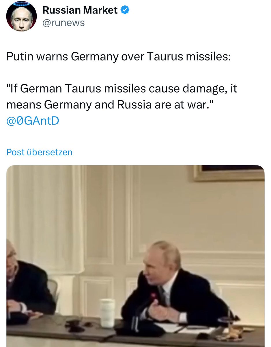 Julian Röpcke🇺🇦 (@julianroepcke) on Twitter photo Schon krass, dass sich <a href="/_FriedrichMerz/">Friedrich Merz</a> von solch leeren Drohungen einschüchtern lässt, die <a href="/Keir_Starmer/">Keir Starmer</a> und <a href="/EmmanuelMacron/">Emmanuel Macron</a> einfach an sich haben abprallen lassen.
Nachdem deren Marschflugkörper Storm Shadow & Scalp auf Russland geschossen wurden, ist rein gar nichts passiert. Schon krass, dass sich <a href="/_FriedrichMerz/">Friedrich Merz</a> von solch leeren Drohungen einschüchtern lässt, die <a href="/Keir_Starmer/">Keir Starmer</a> und <a href="/EmmanuelMacron/">Emmanuel Macron</a> einfach an sich haben abprallen lassen.
Nachdem deren Marschflugkörper Storm Shadow & Scalp auf Russland geschossen wurden, ist rein gar nichts passiert.