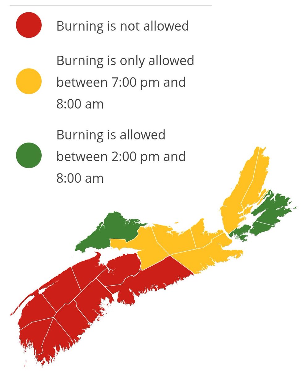 HfxMda's tweet image. **** Info via DNR
Burning restrictions are updated at 2:00 pm daily.
Todays burn map
Burning Rules And Regulations In HRM
** Release
waterfrontmediahfx.the902hxir.ca/87026-2