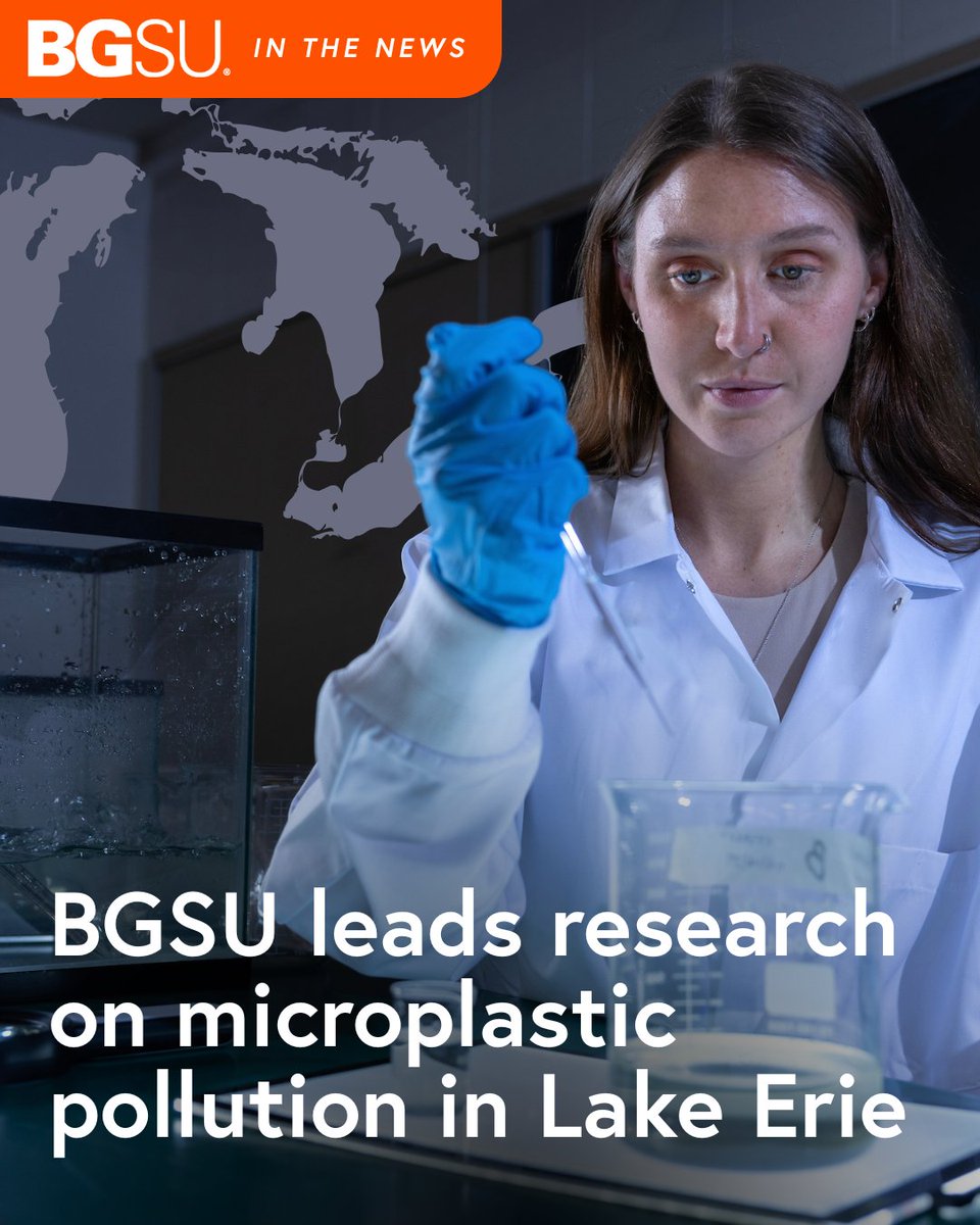 bgsu's tweet image. #BGSU researchers are improving water quality for our communities, right here in Lake Erie! Read more: bit.ly/4mpQLYe