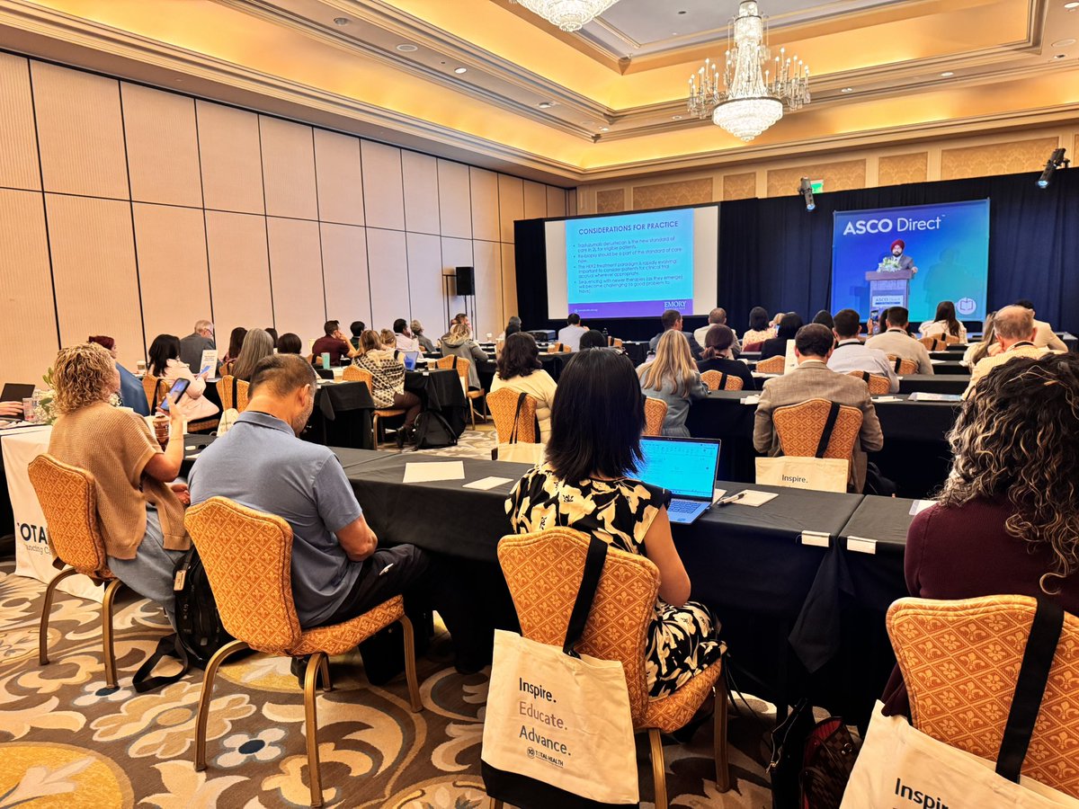 UGrewalMD's tweet image. It was great talking to my colleagues from Nevada and around about updates in upper GI cancers #ASCODirectLV
Thank you @TotalHealthConf for the opportunity. @TheGutOncLab