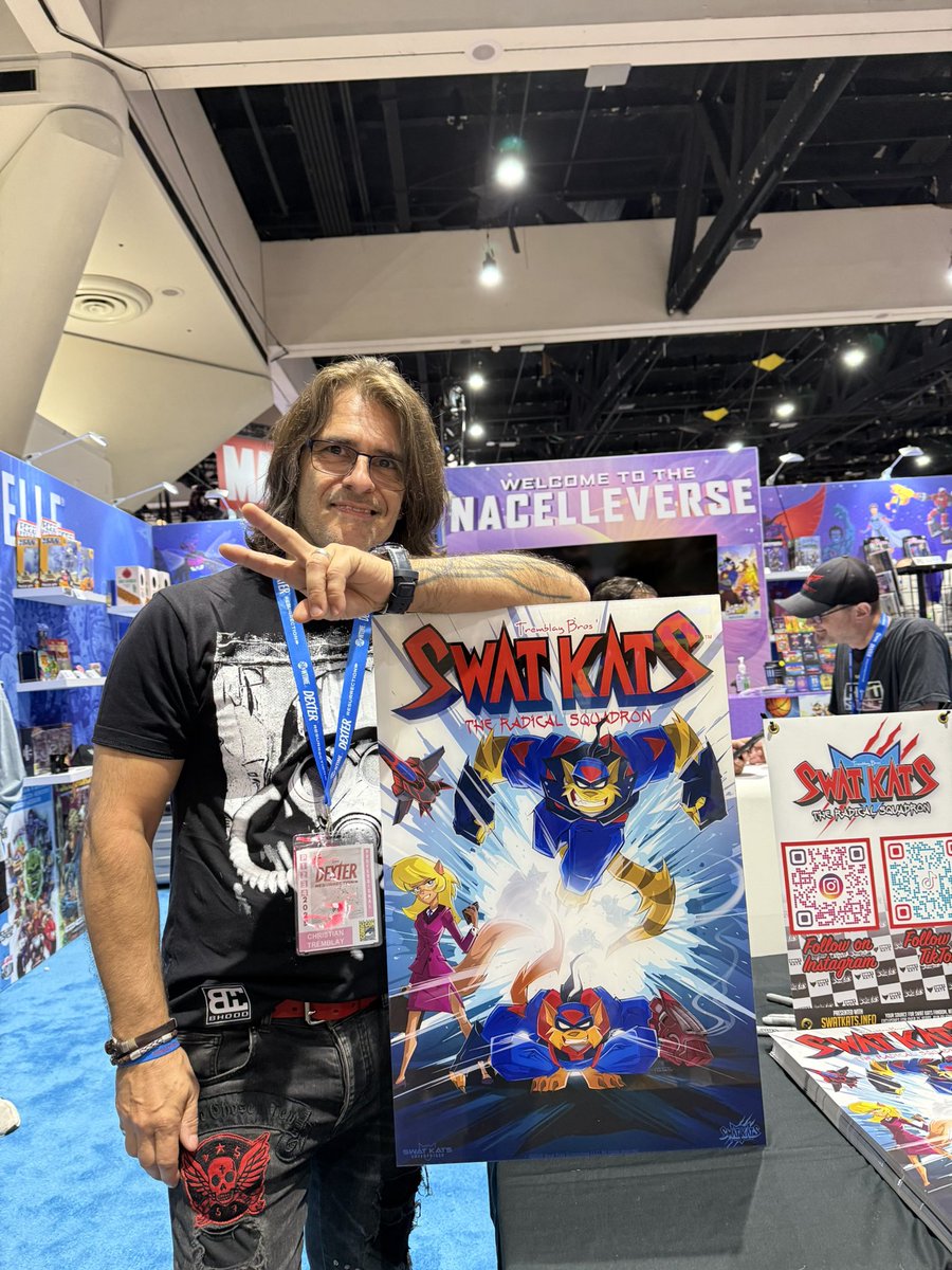 TheSWATKats's tweet image. #SWATKats #ComicCon #SDCC #SDCC25 @Comic_Con @nacellecompany @JosephPIllidge @KevinRoditeli Booth 2547